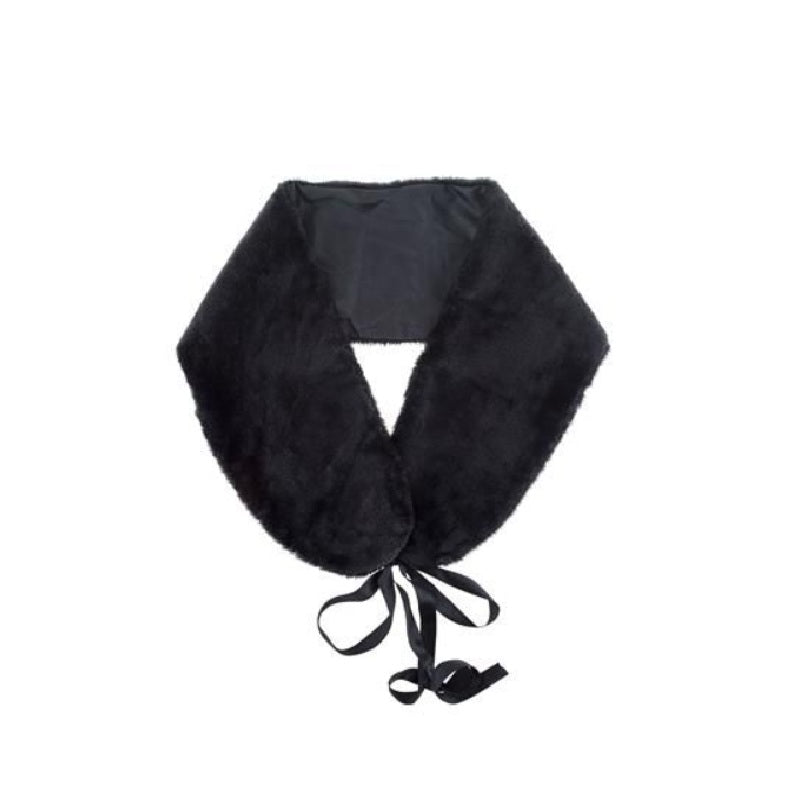 Hollywood Look Stole - Faux Fur - Black or White - Costume Accessory