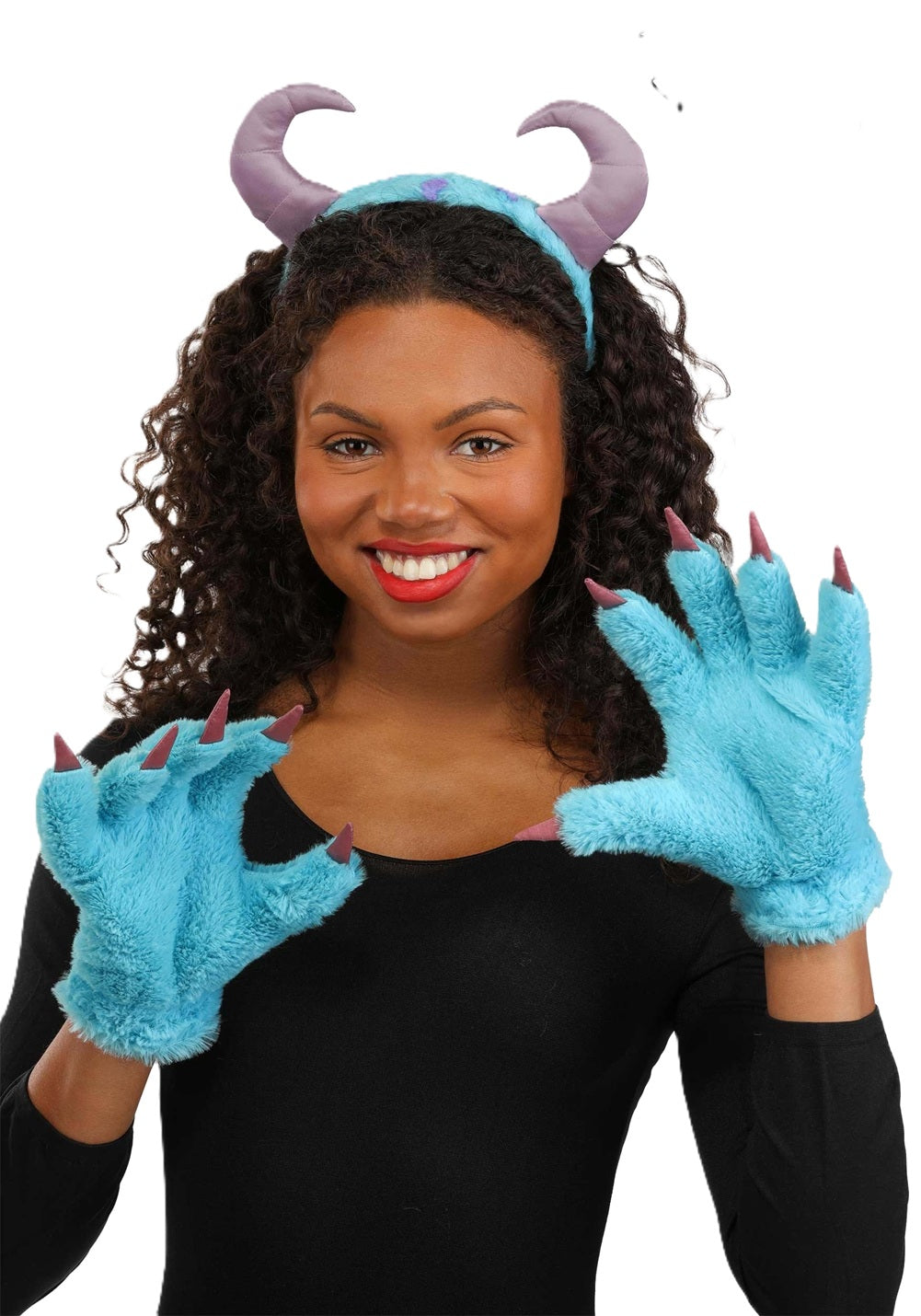 Sully - Horns Headband & Gloves - Disney Pixar Monsters Inc - Licensed Costume Kit - One Size