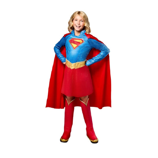 Supergirl - DC Superhero - Licensed Deluxe Costume - Girls - 2 Sizes