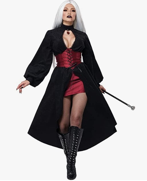 Vampire Corset Coat - Witch - Costume - Adult - 4 Sizes