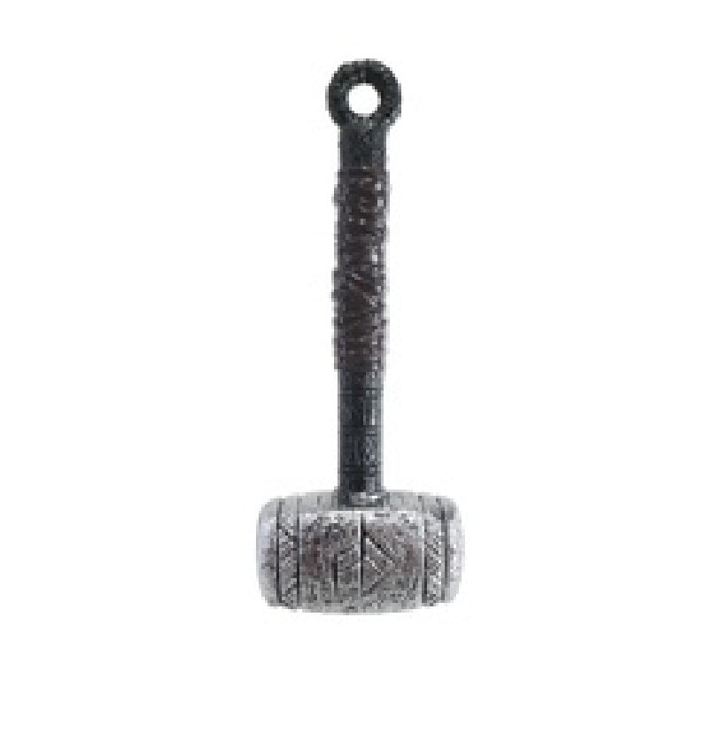 Deluxe Wikinger-Speeraxt – 66 cm – Kunststoff – Kostümzubehör – Erwachsene und Teenager