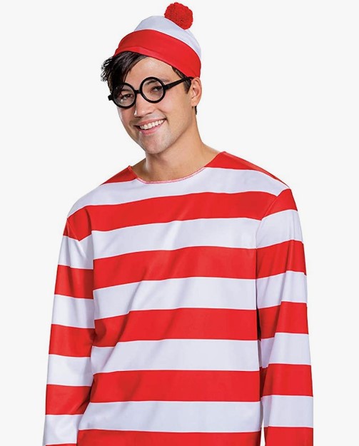 Kit ¿Dónde está Waldo? - Wenda - 2 piezas - Disfraz - Adulto adolescente