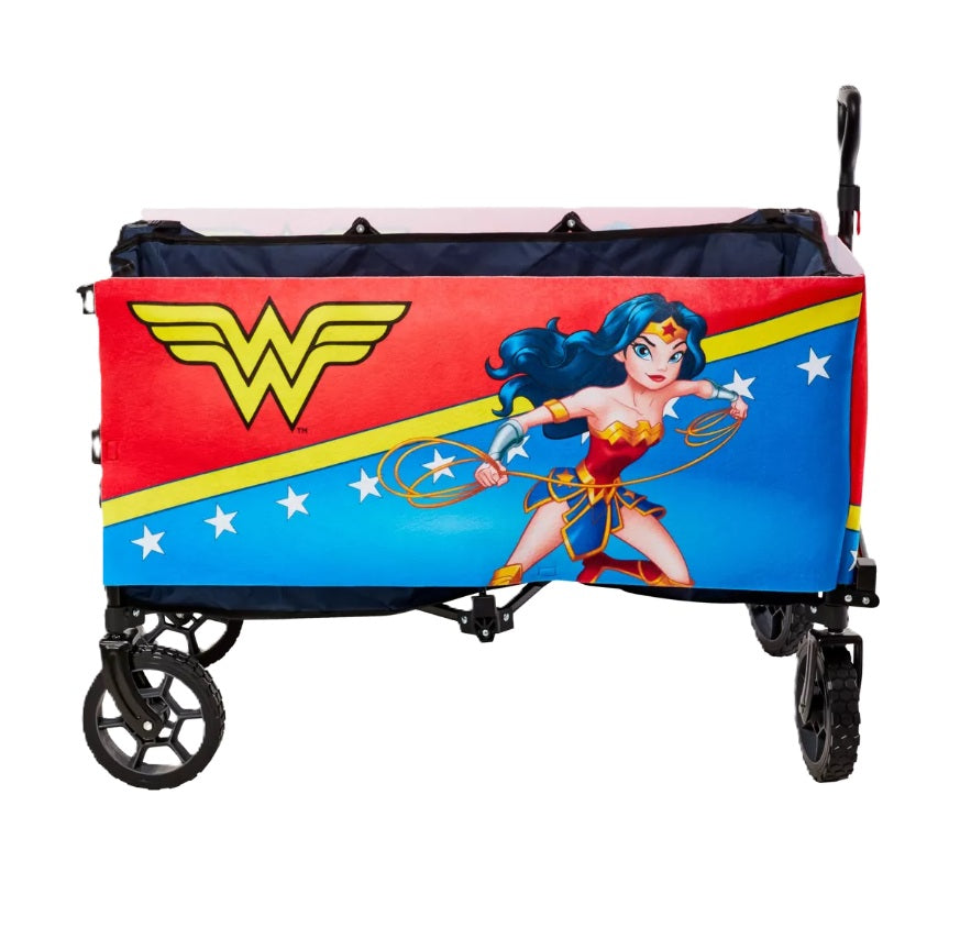 Wonder Woman Wagon Cover - Cartoon Look - Costume Accessory