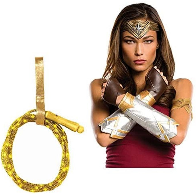 Wonder Woman - Lasso of Truth - Light-Up Prop - Costume Accessory