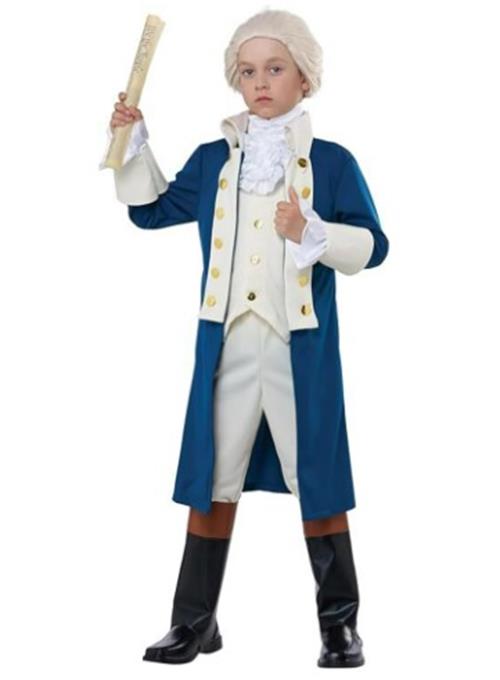 Alexander Hamilton - George Washington - Disfraz - Niño - 2 Tallas