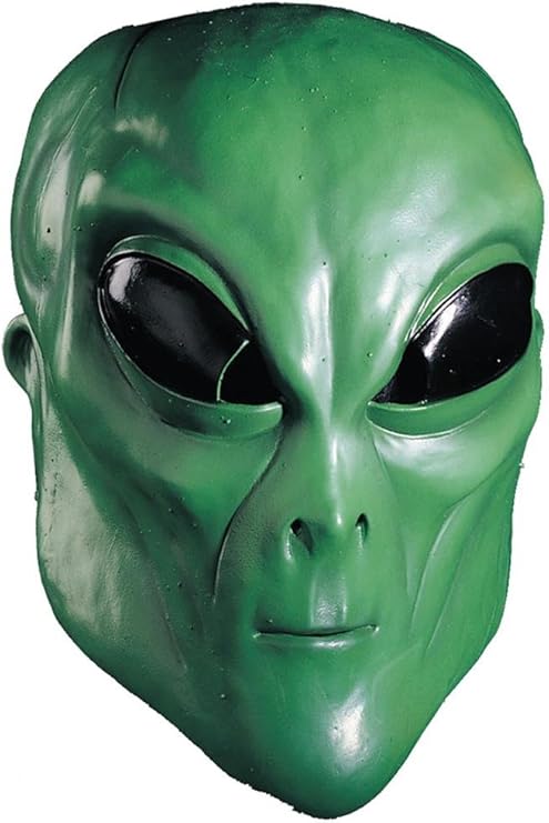 Alien Mask - Latex - Costume Accessory - One Size - 2 Colors