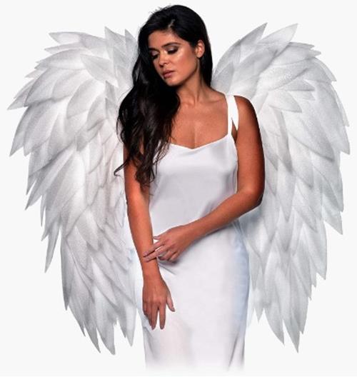 Angel Wings - Foam - White - 36" - Lightweight - Costume Accessory - Teen Adult