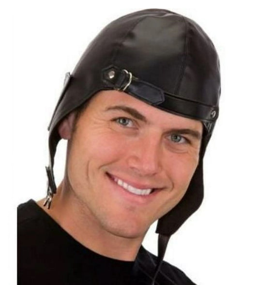 Aviator Hat - Black - Old Time - Costume Accessory - Adult Teen