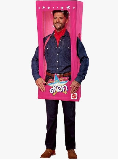 Ken Box - Barbie - Pink - Costume - Adult Size