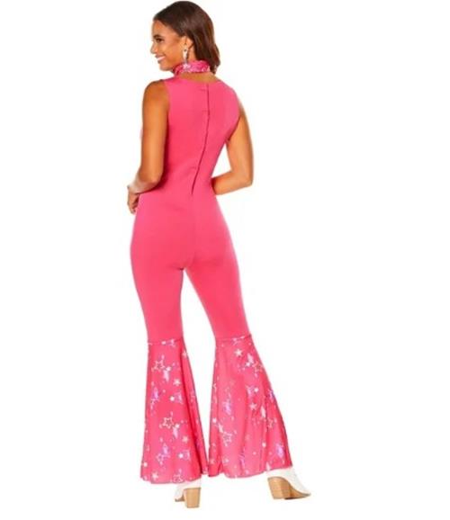 Barbie Cowgirl-Overall – Disco – Pink – Kostüm – Erwachsene – 4 Größen