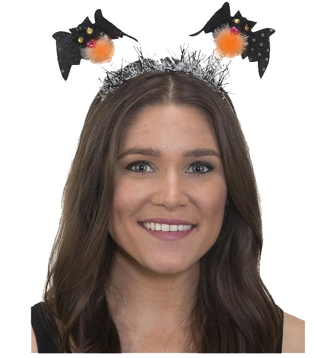 Bats Bopper Headband - Costume Accessory - Teen Adult - 2 Colors