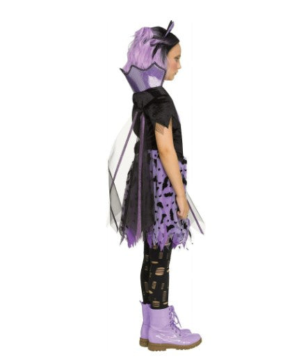 Batwing Beauty - Purple/Black - Costume - Girls - 3 Sizes