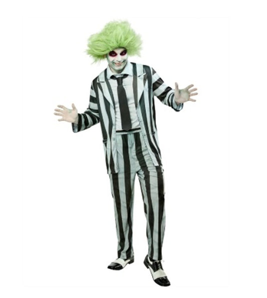 Beetlejuice Beetlejuice Costume - Deluxe Costume - Men - 3 Sizes