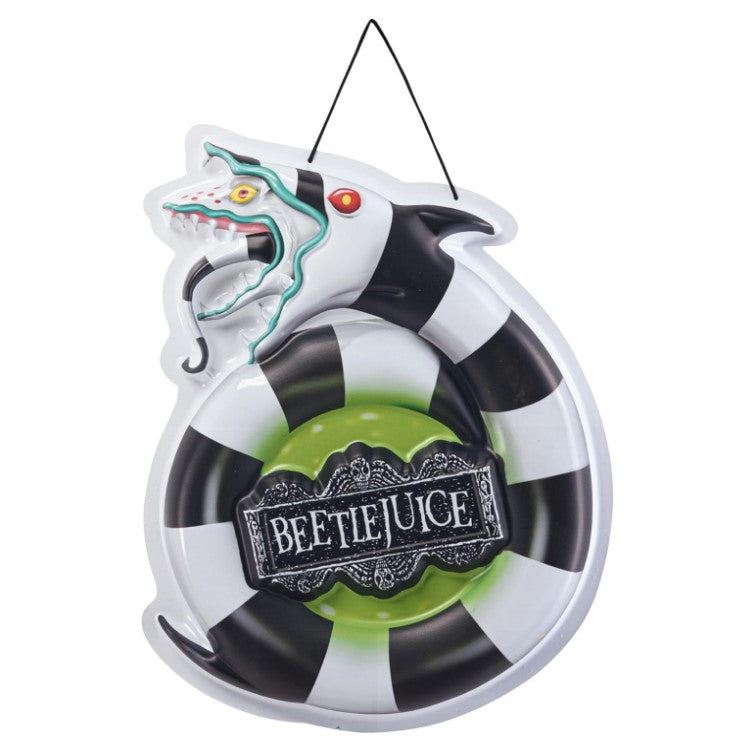 Beetlejuice Sandworm Door Wreath - Plastic - Licensed - Decor Prop