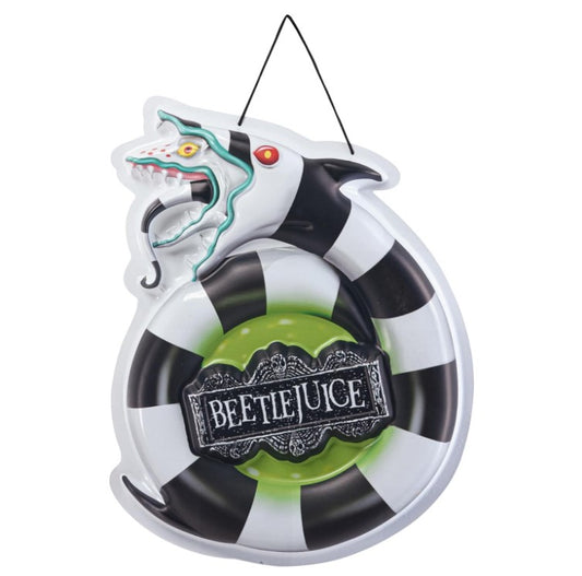 Beetlejuice Sandworm Door Wreath - Plastic - Licensed - Decor Prop