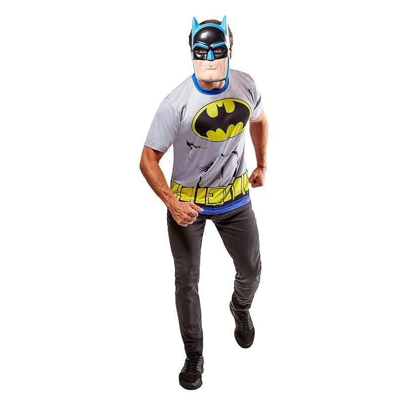 Retro Batman - Ben Cooper T-Shirt Mask - Unisex Costume
