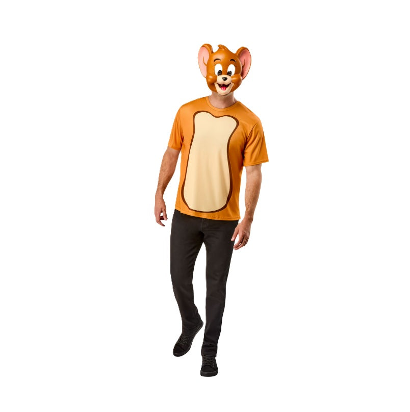 Jerry the Mouse - Tom & Jerry - Ben Cooper T-Shirt Mask - Unisex Costume