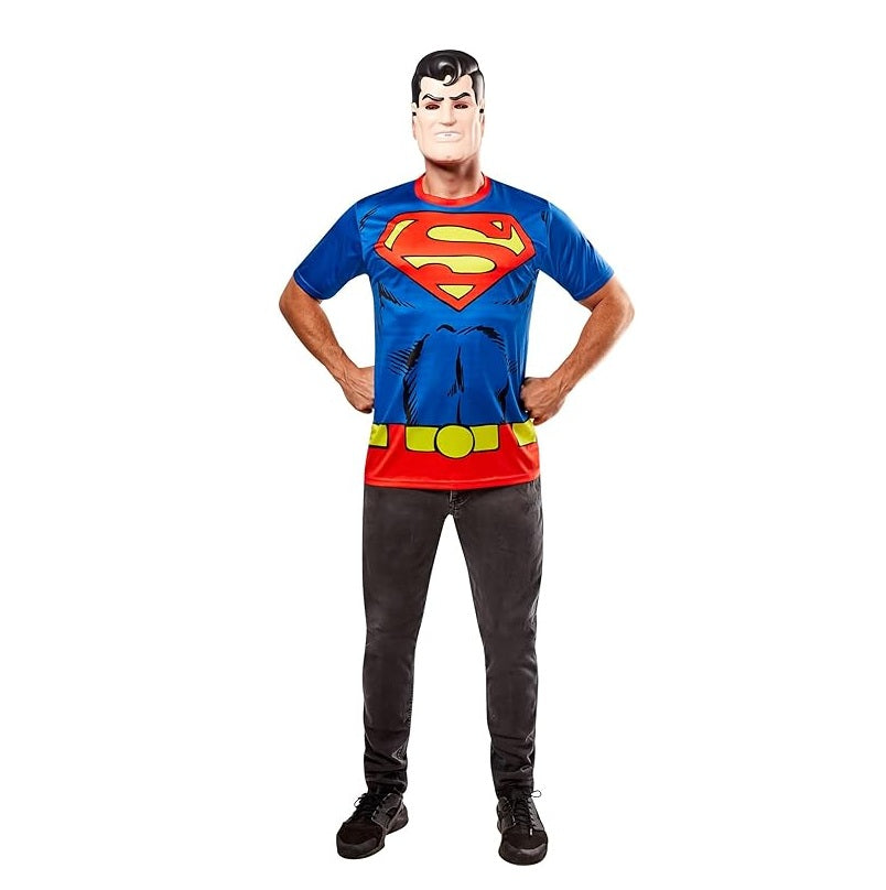 Superman - Ben Cooper T-Shirt Mask - Unisex Costume