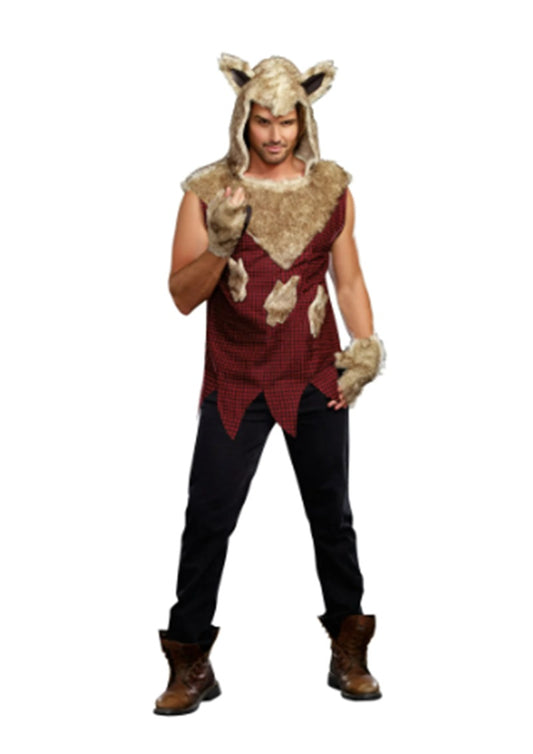 Big Bad Wolf - Top con capucha - Disfraz - Hombre - 3 tallas