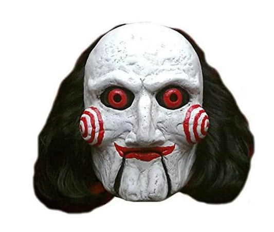 Billy Puppet Latex Mask - SAW - Costume Accessory - One Size