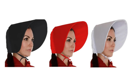 Bonnet - Prairie Pilgrim - Deluxe Costume Accessory - One Size - 3 Colors
