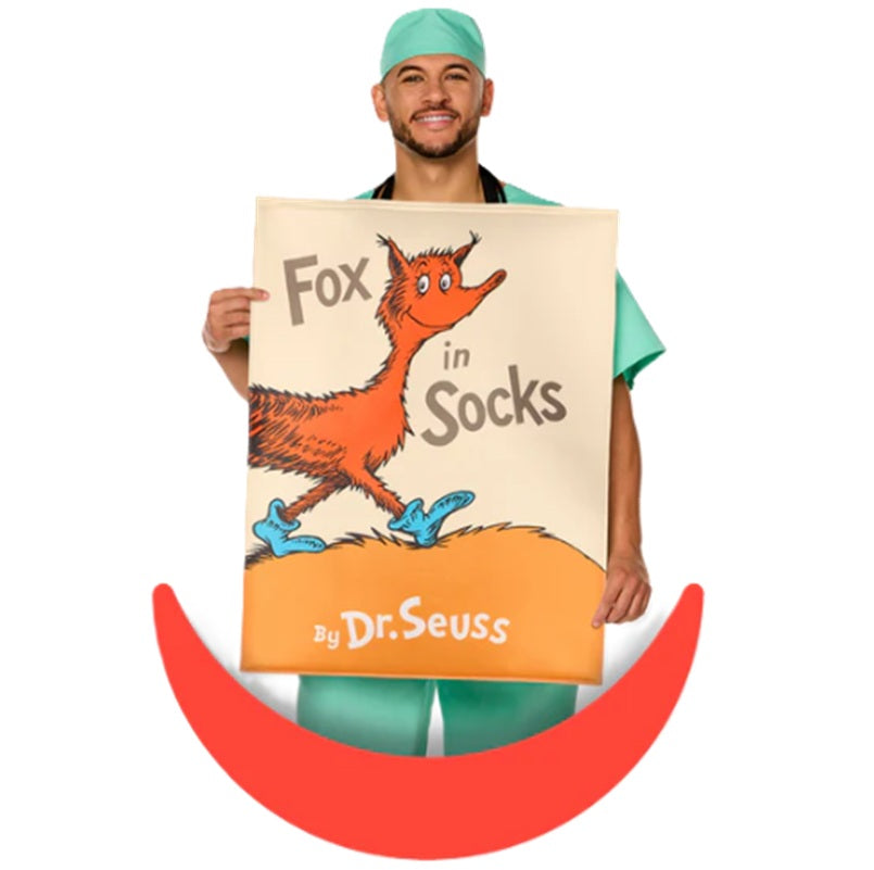 Dr. Seuss Fox in Socks Book Cover Tunic - Costume - One Size
