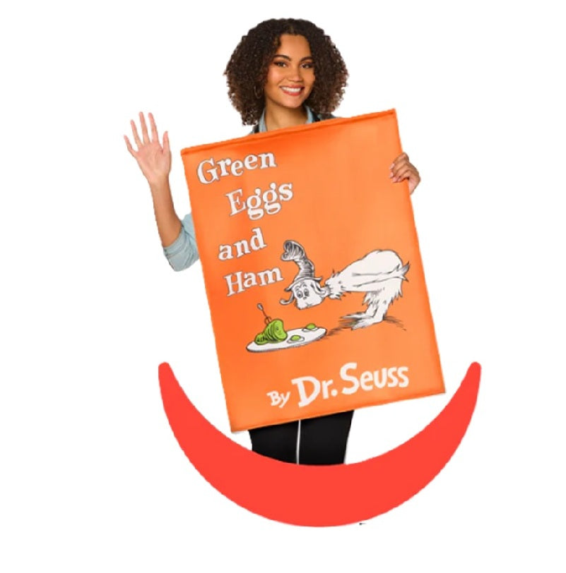 Dr. Seuss Green Eggs and Ham Book Cover Tunic - Costume - One Size