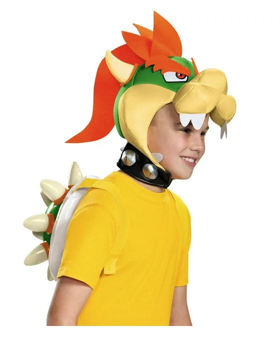 Bowser Kit - Super Mario Bros - Hood - Shell - Costume Accessories - Child Size