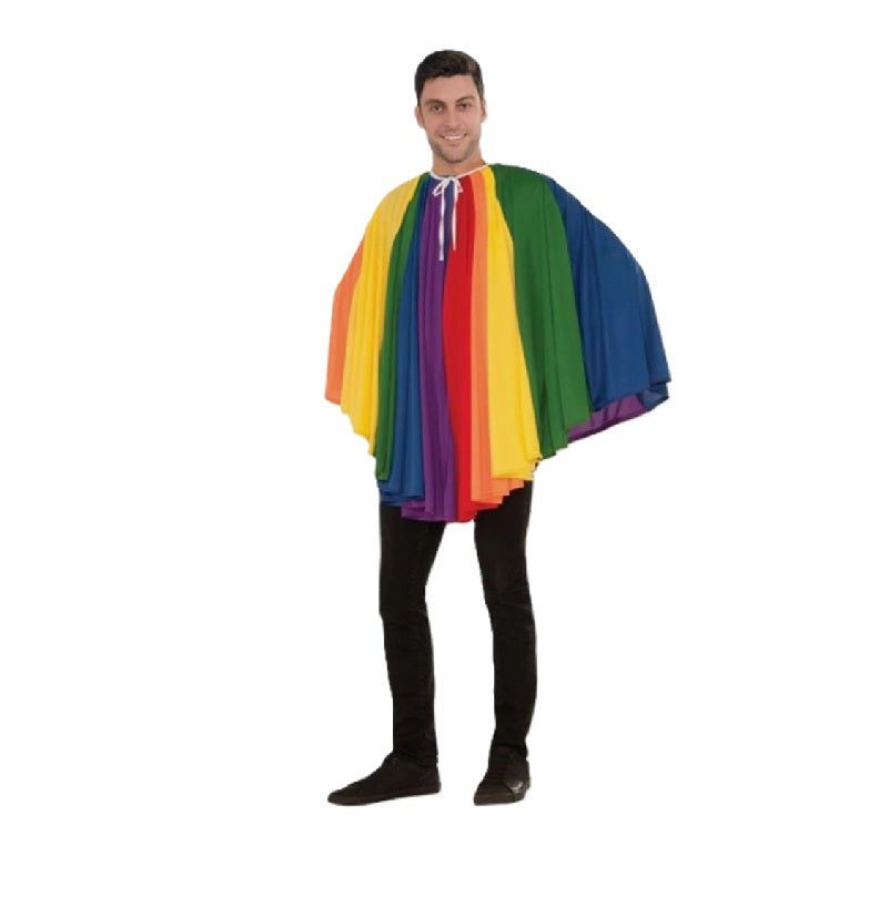 Rainbow Pride Flag Cape - 30" - Superhero - Sports - Costume - One Size