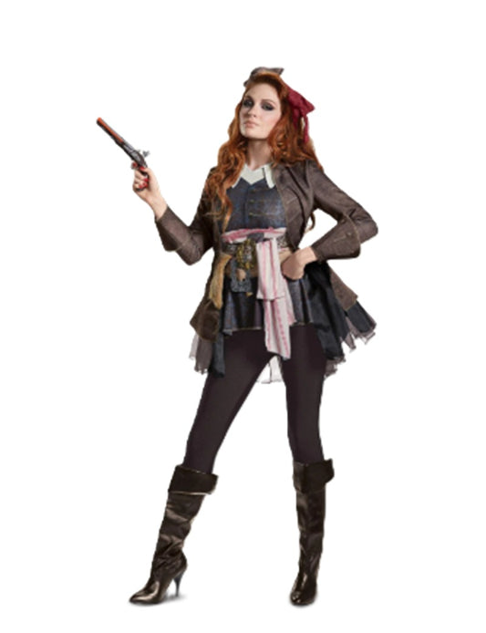 Pirate Captain Jack Sparrow - Female - POTC - Deluxe Costume - 3 Sizes