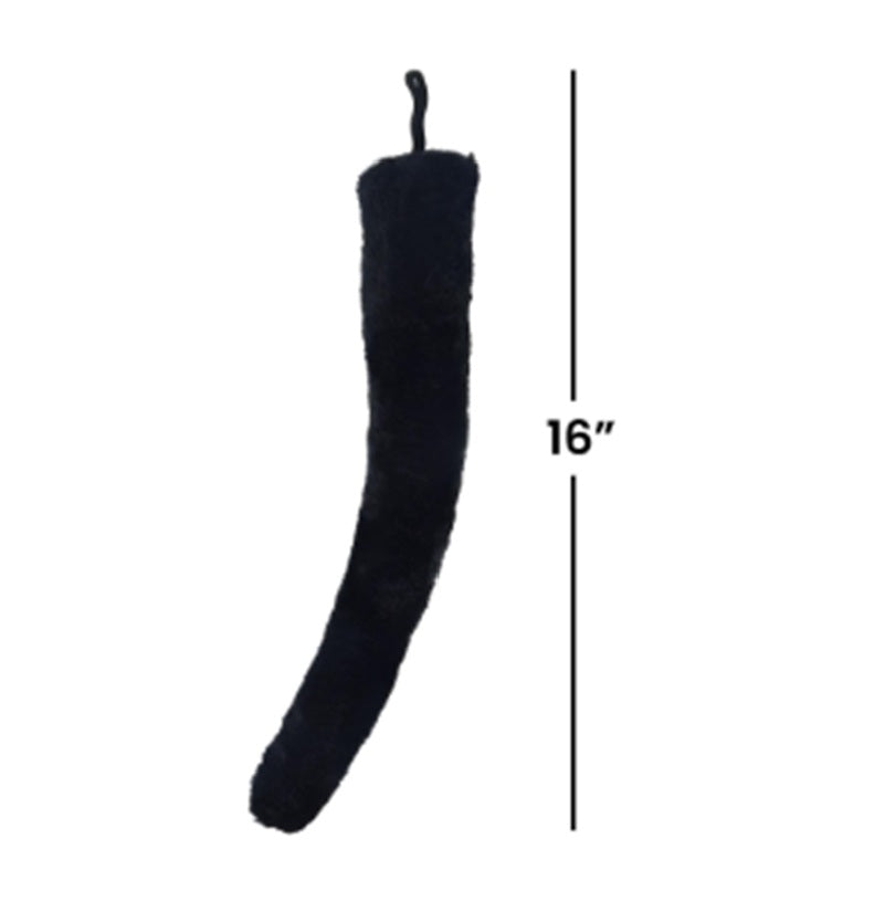 Black Cat Tail - Mouse Dog Animal - Costume Accessory - One Size