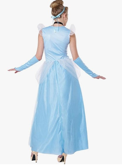 Cinderella - Princess - Blue - Classic Costume - Adult - 4 Sizes