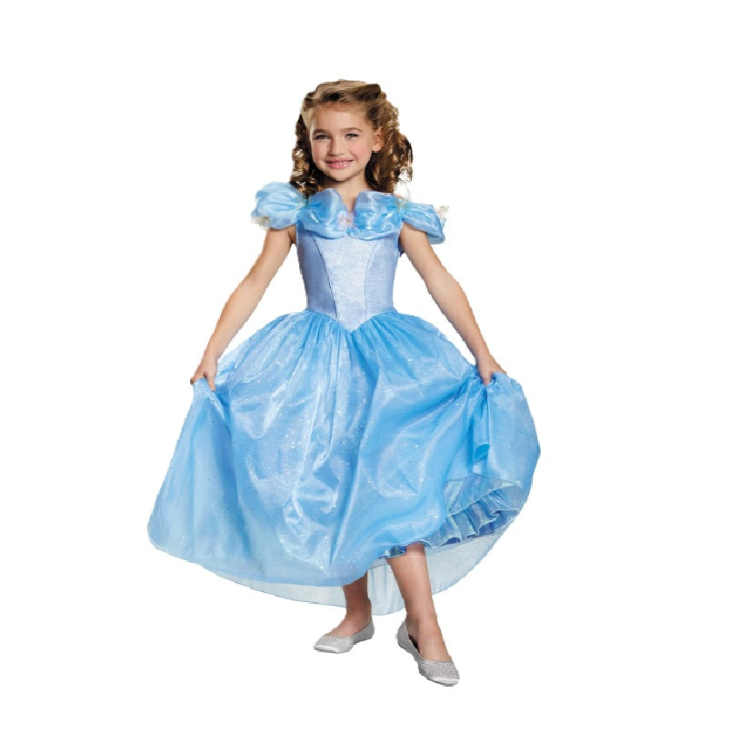 Cinderella - Blue - Princess - Movie Prestige Costume - Girls - Medium