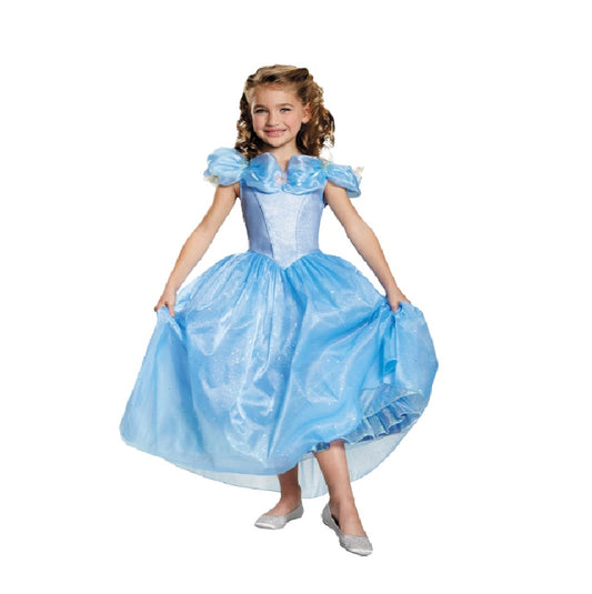 Cinderella - Blue - Princess - Movie Prestige Costume - Girls - Medium