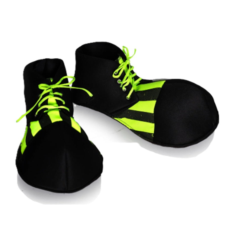 Vinyl Clown Shoes - Costume Accessory - One Size - 2 Colors