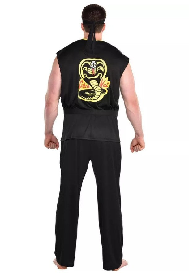 Cobra Kai - Black/Yellow - TV Show - Costume - Adult - 2 Sizes