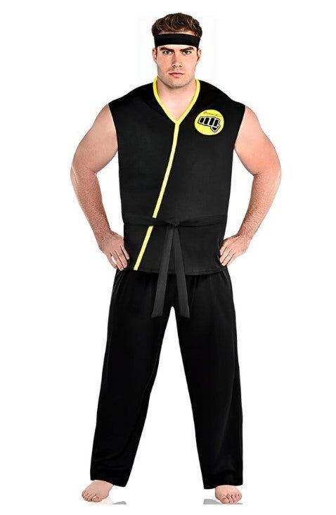 Cobra Kai - Black/Yellow - TV Show - Costume - Adult - 2 Sizes