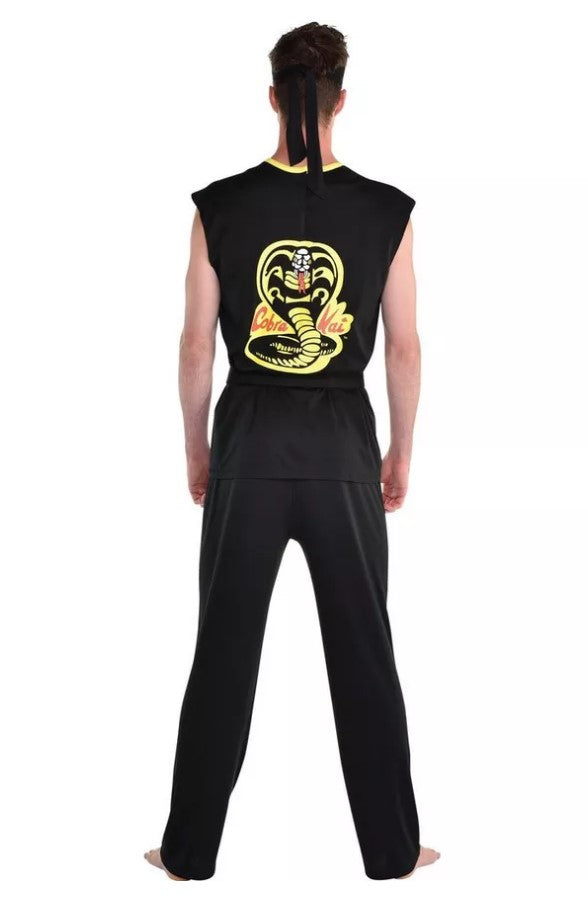 Cobra Kai - Black/Yellow - TV Show - Costume - Adult - 2 Sizes