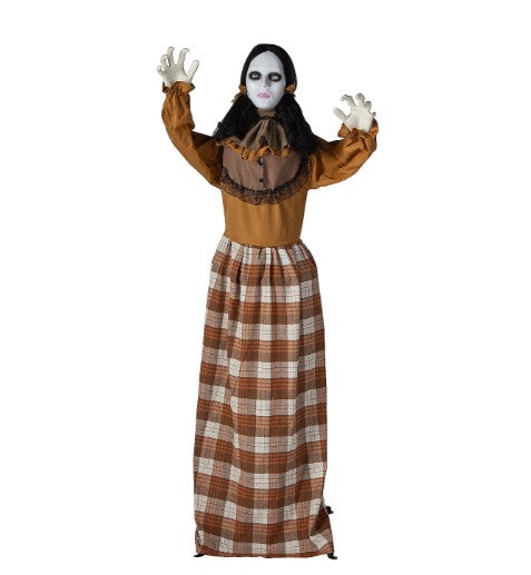 Creepy Woman - 5' - Animated Oversized - Halloween - Decoration - Prop Decor