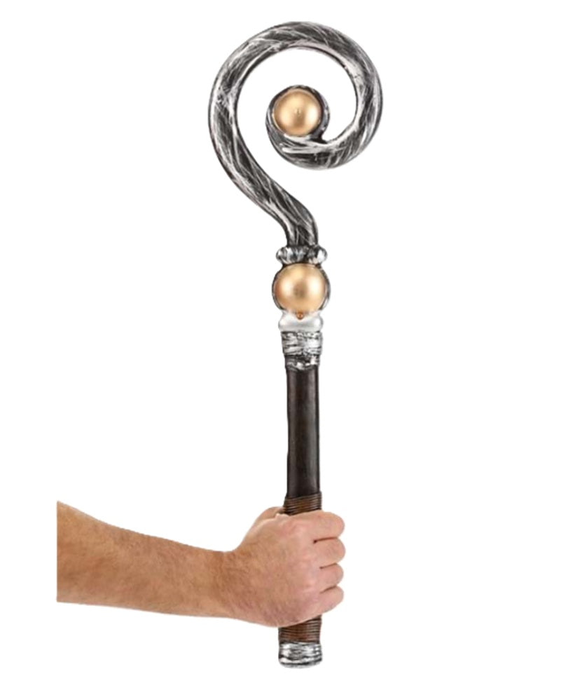 Egyptian Crosier Staff - Antique Look - Collapsible - Costume Accessory Prop