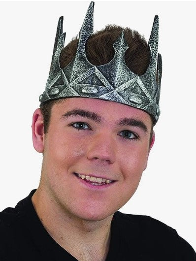 Latex Crown - Medieval - Royal - Costume Accessory - Adult Teen - 2 Colors