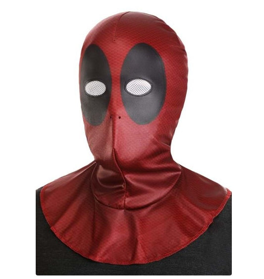 Deadpool Mask - Fabric - Dark Red - Costume Accessory - Teen Adult