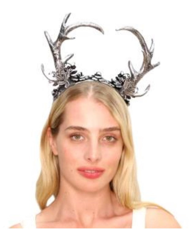 Deer Antlers - Metal - Headband - Costume Accessory - Teen Adult - 2 Colors