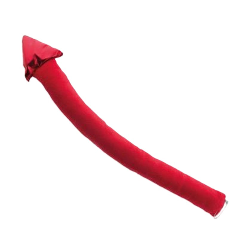 Red Devil Tail - Fabric - 12" - SsTip - Costume Accessory - One Size