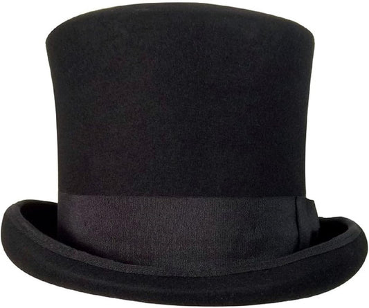 Dickens Top Hat - Black - Christmas - Costume Accessory - Men's - Large/XL