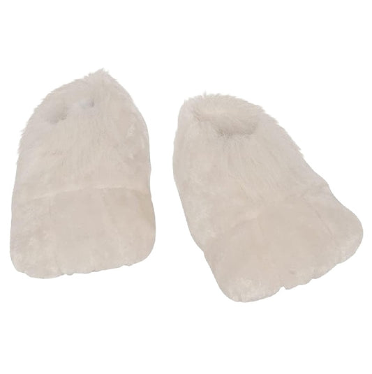 White Bunny Rabbit Shoe Covers - Easter - Costume Accessory - One Size