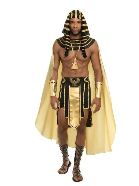 King of Egypt - Gold/Black - Costume - Men - Plus - 2XL