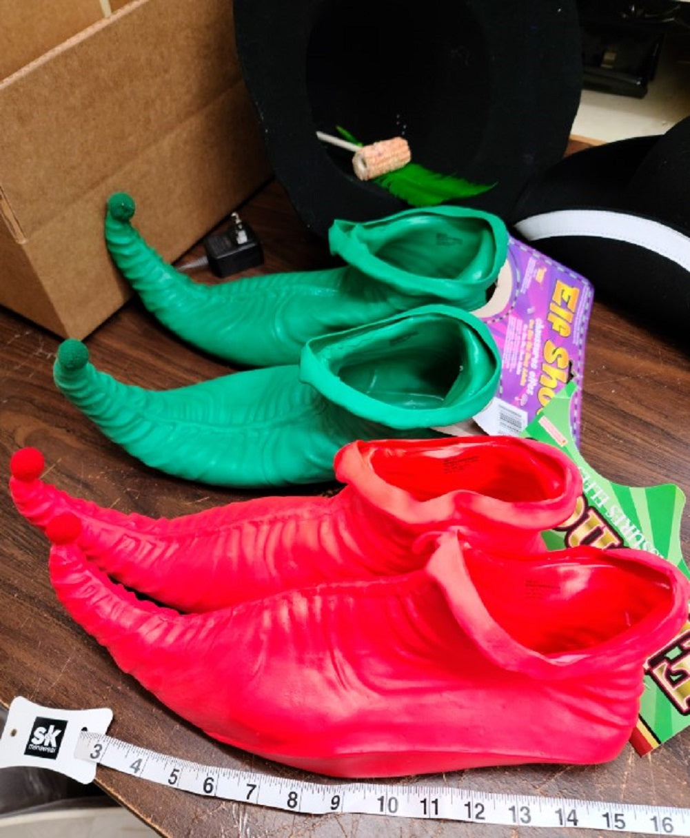 Elf Shoes - Fairy - PVC - Costume Accessory - One Size - 2 Colors