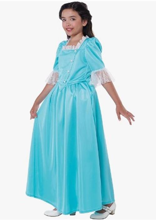 Eliza Schuyler Hamilton - Colonial Socialite - Costume - Girls - 2 Sizes