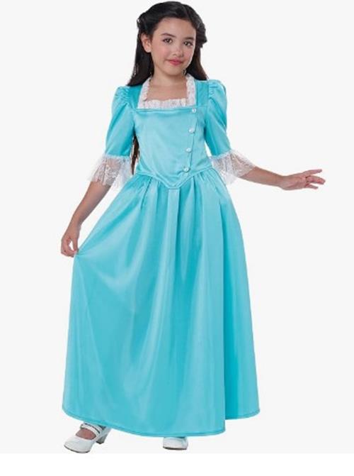 Eliza Schuyler Hamilton - Colonial Socialite - Costume - Girls - 2 Sizes